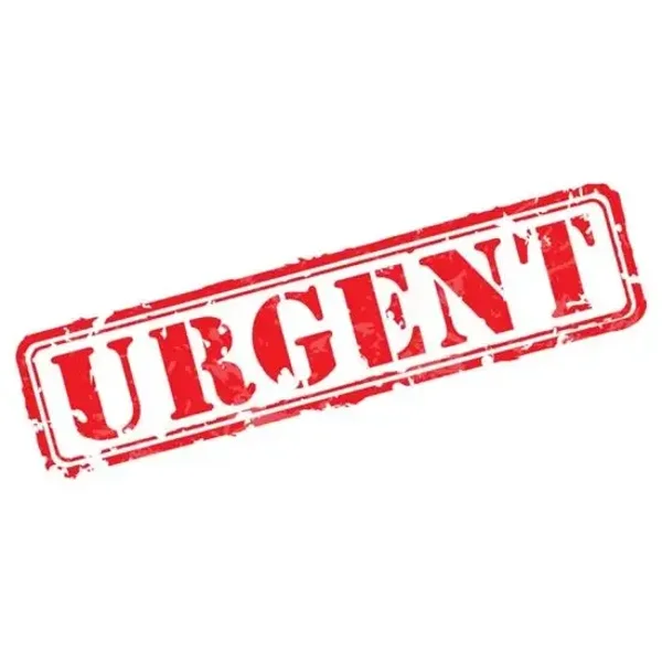 Spoed - Binnen 24 uur ontvangen