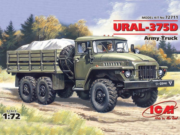 ICM Models 72711 | Ural-375D Army Truck