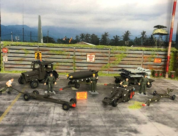 Diecastdiorama LOADUSAF01 |  Weapon Loading Set USAF