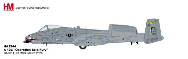Hobby Master HA1344 | Fairchild A-10C Thunderbolt II Warthog