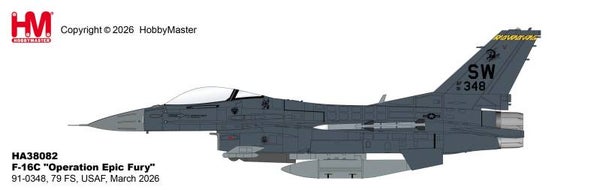 Hobby Master HA38082 | Lockheed F-16C Fighting Falcon