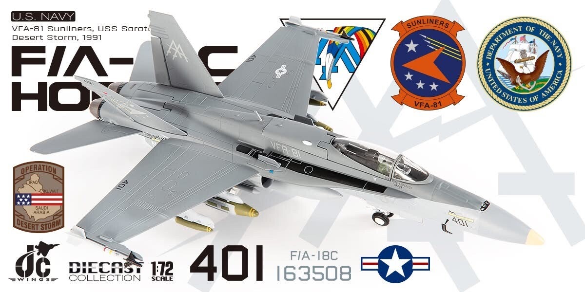 JC Wings JCW-72-F18-025  | McDonnell Douglas F/A-18C Hornet