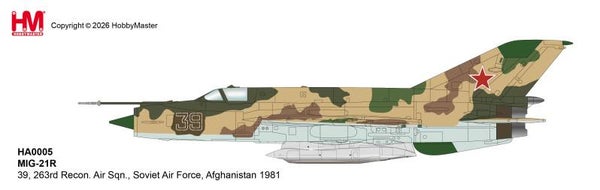 Hobby Master HA0005 | Mikoyan-Gurevich MIG-21R Fishbed