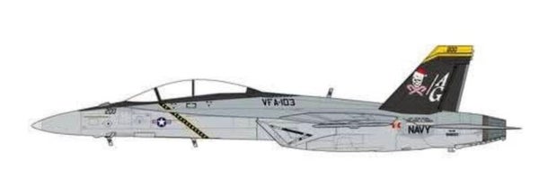 JC Wings JCW-72-F18-031 | 🇺🇸 Boeing F/A-18F Super Hornet U.S. NAVY, VFA-103 Jolly Rogers Santa, USS Harry S. Truman, 2015