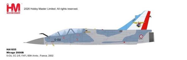 Hobby Master HA1655 | Dassault Mirage 2000B