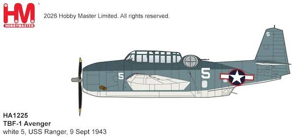 Hobby Master HA1225 | Grumman TBF-1 Avenger