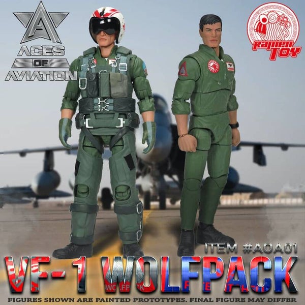 Ramen Toy AOA01 | VF-1 Wolfpack Aces of Aviation