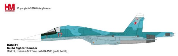 Hobby Master HA6311 | Sukhoi Su-34, Fullback, Fighter Bomber