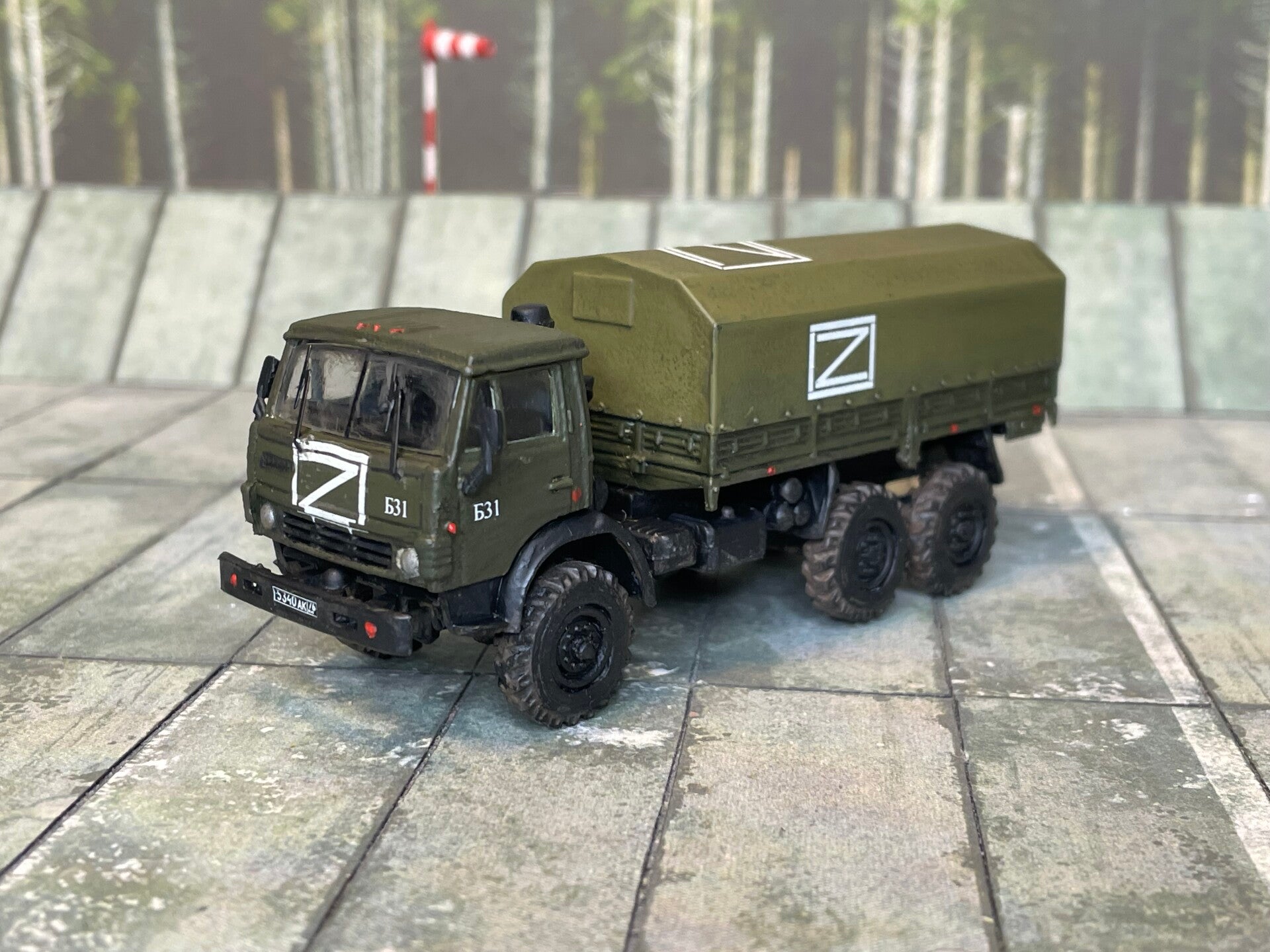 Legion Models Code 3.2 | 🇷🇺 Kamaz 43101, Troop Transport Truck