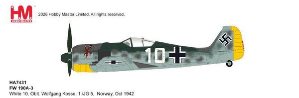 Hobby Master HA7431 | Focke Wulf FW 190A-3