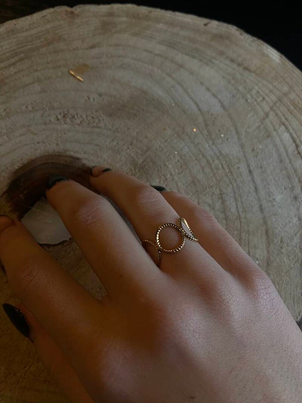Ring met cirkels