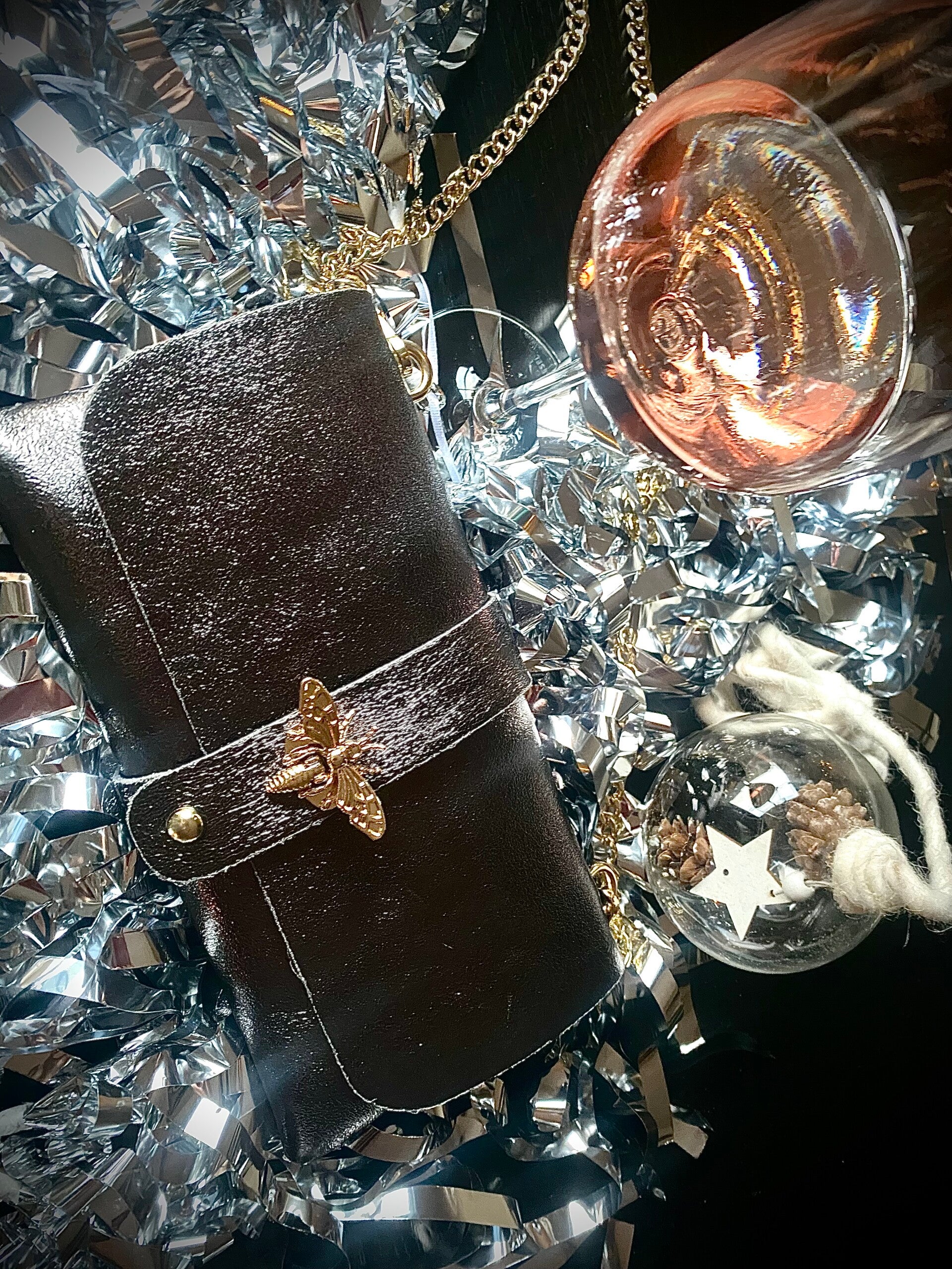 Dragonflybag metallic grijs