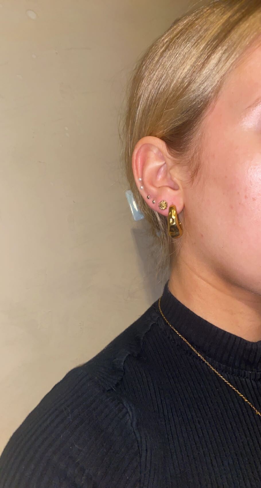 Oorbellen van stainless steel