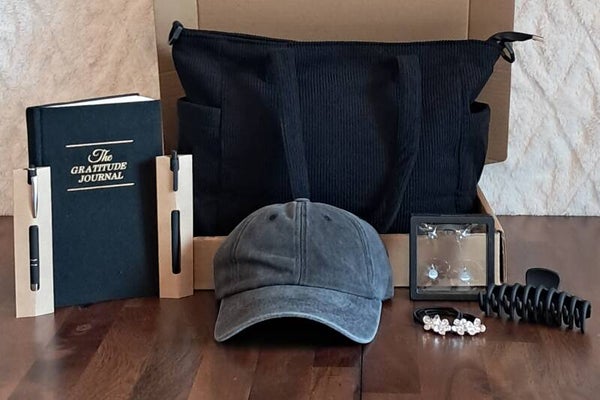 Women's tote purse and journal box