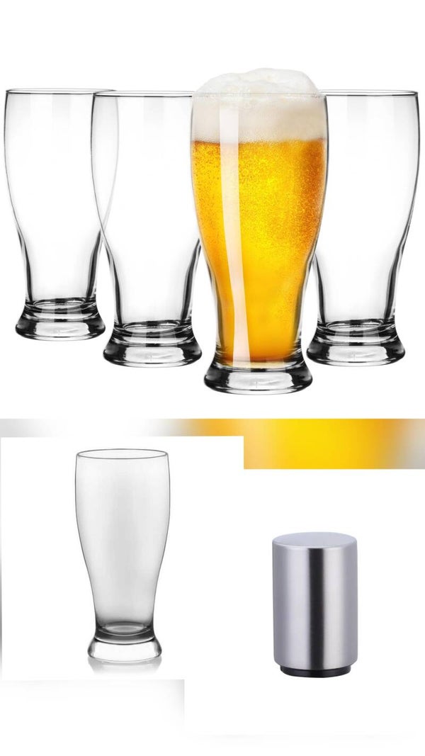 The campers wheat beer glass box