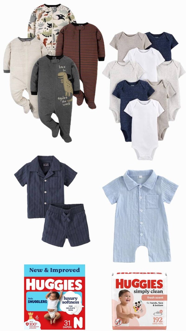 The 0-3 Month Boys Summer Clothing Box