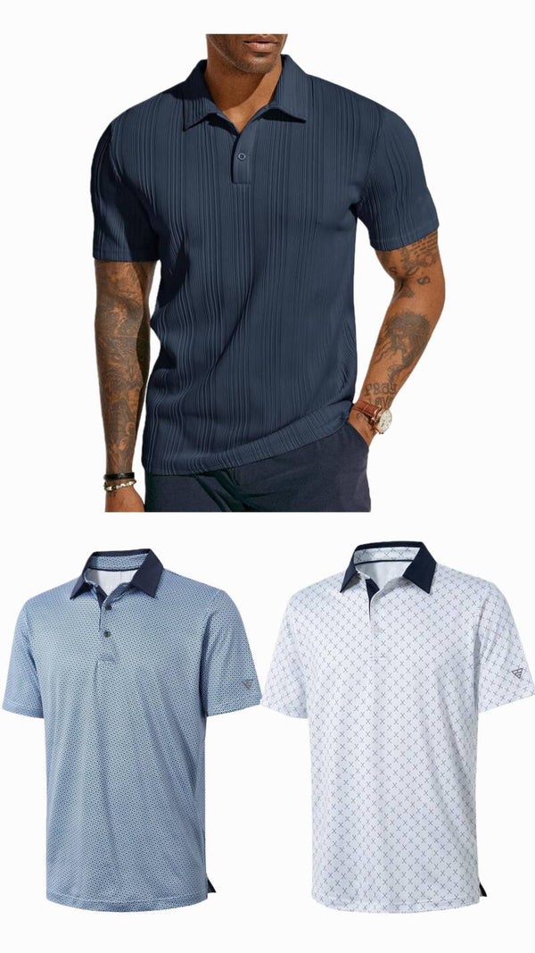 The Men's Large Golf Shirts Box