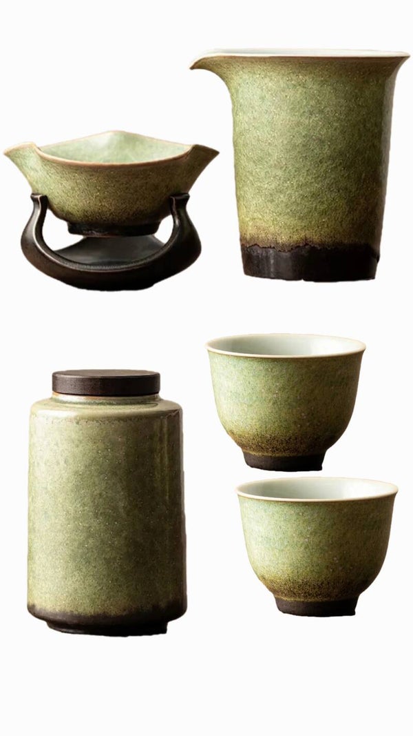 Starry Green Herbal Tea Box