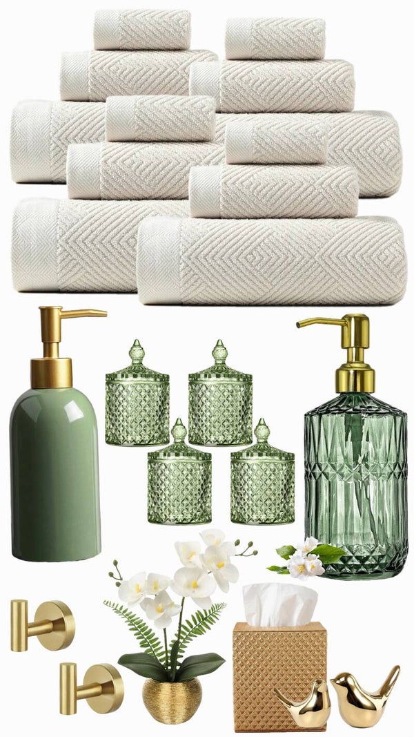The Green Glass Bathroom Box