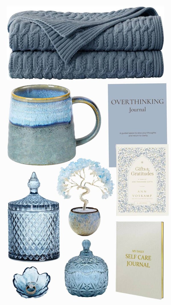 Feeling Blue Self-Care Journal & Trinket Box