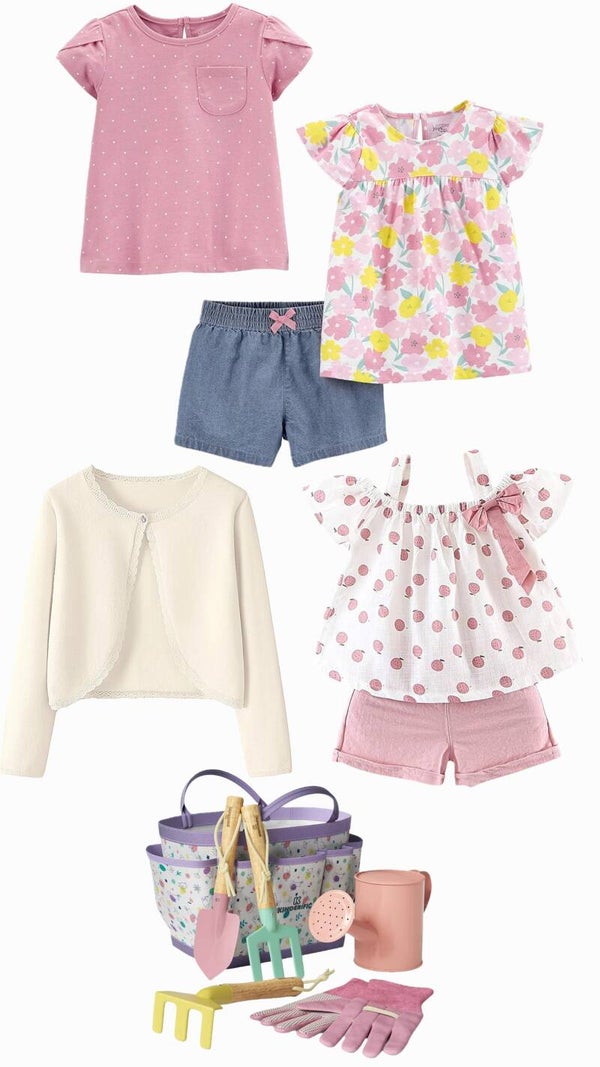 Girl's 5T Summer Days Garden Kit  & Outfit Box