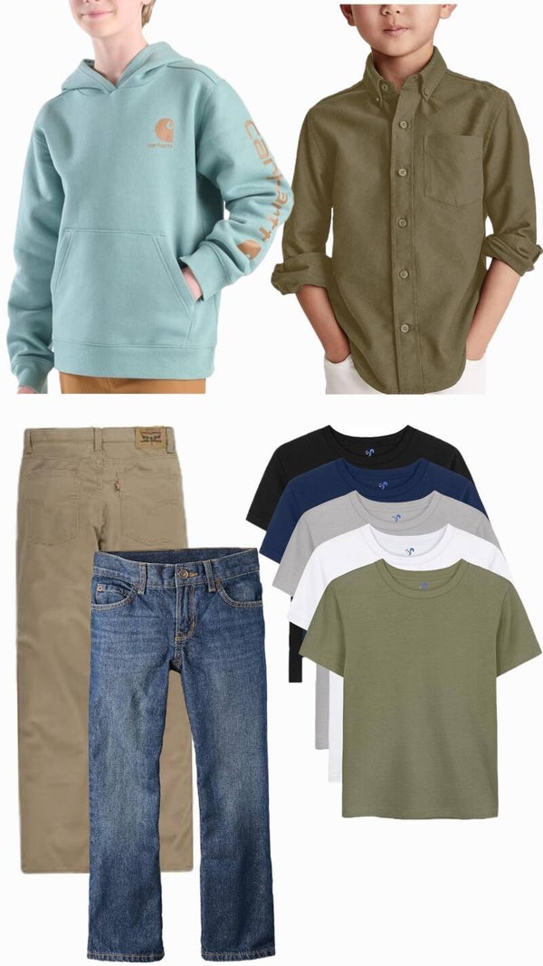 Boy's Size 8 Pant & Short Box