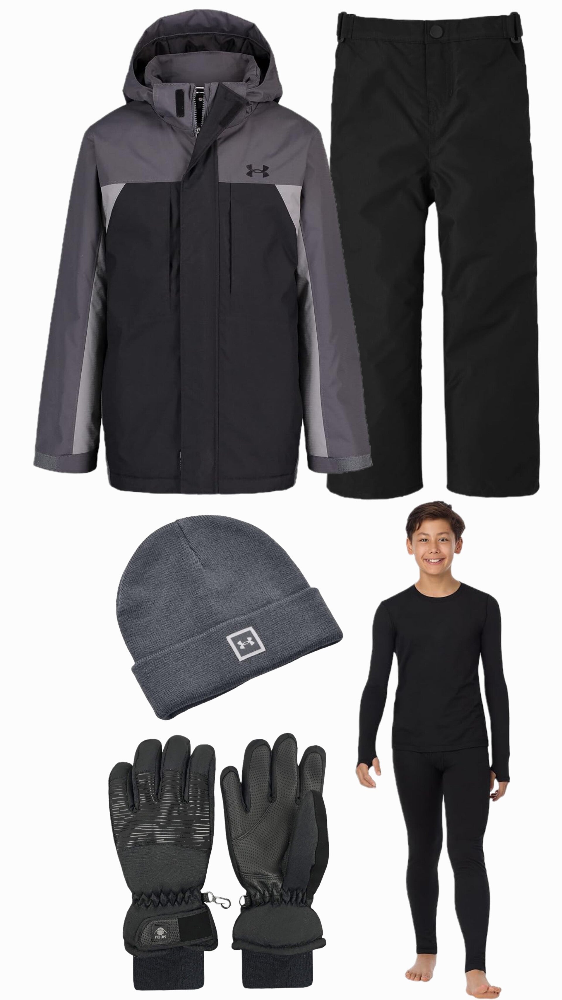Boy's 10-12 Under Armour Winter Weather Apparel Box