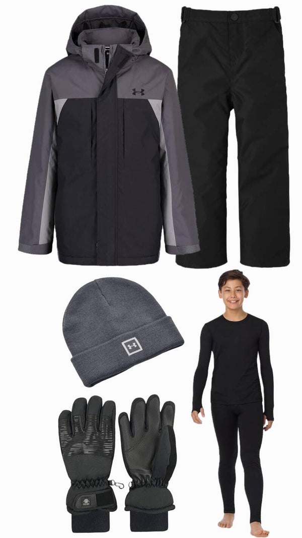 Boy's 10-12 Under Armour Winter Weather Apparel Box