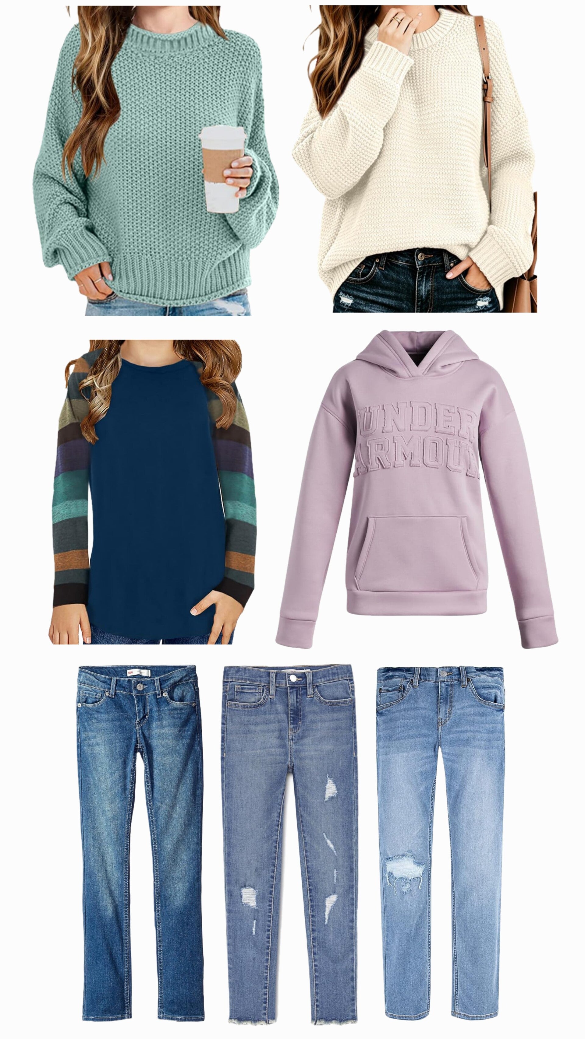 Teen Girls Size 13-14 Tops and Bottom Box