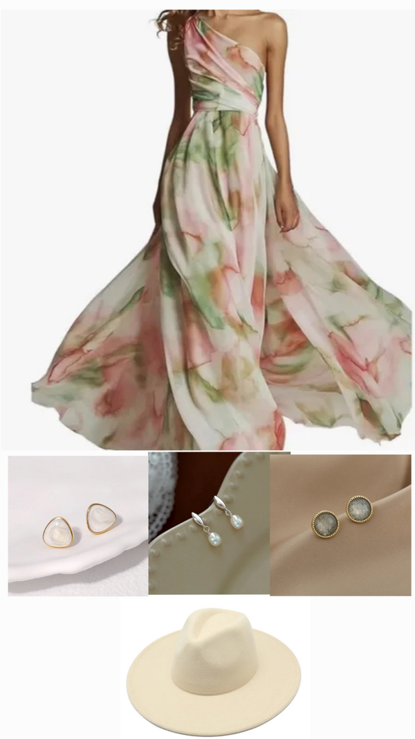 The woman's fancy summer dress box