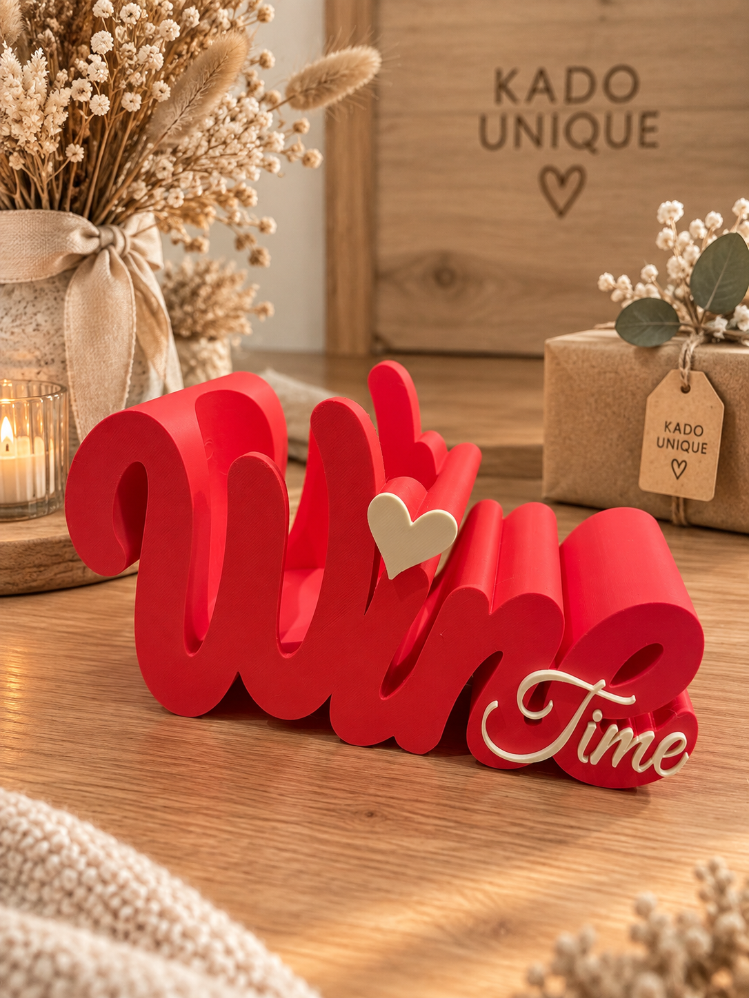 Wine time - wijnfleshouder