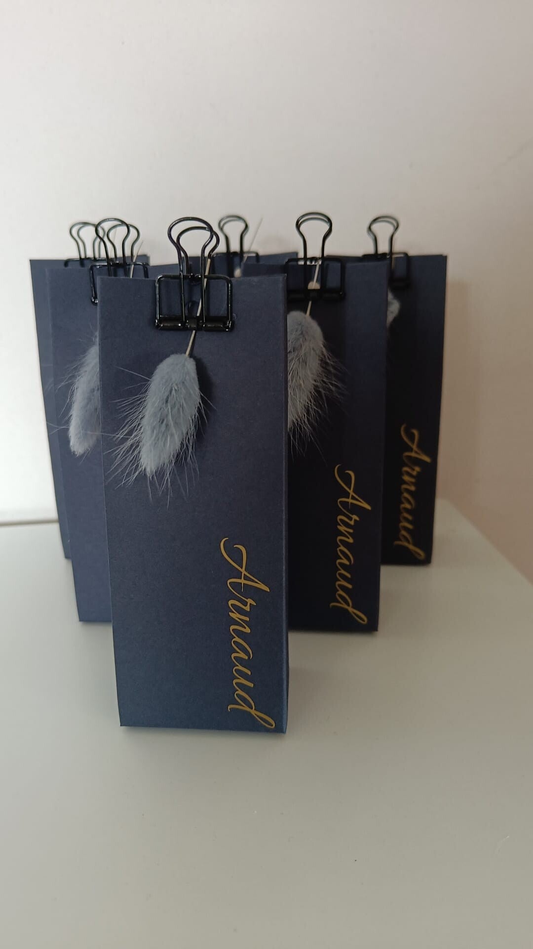 Hoog doosje met droogbloemen