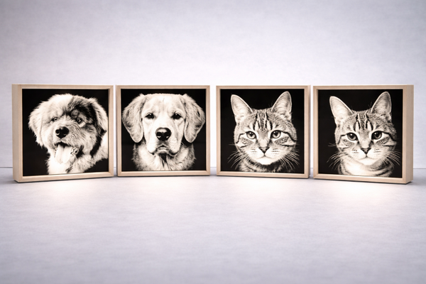 ✨ Personalisierter LED-Spiegel mit Lasergravur