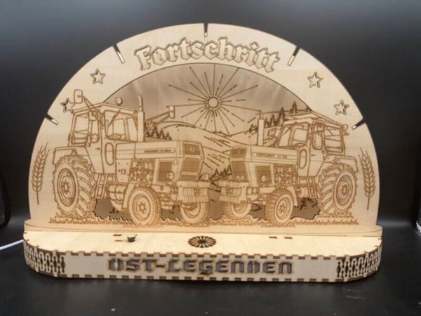 Lichtbogen Landwirdschaft DDR Traktor ZT300