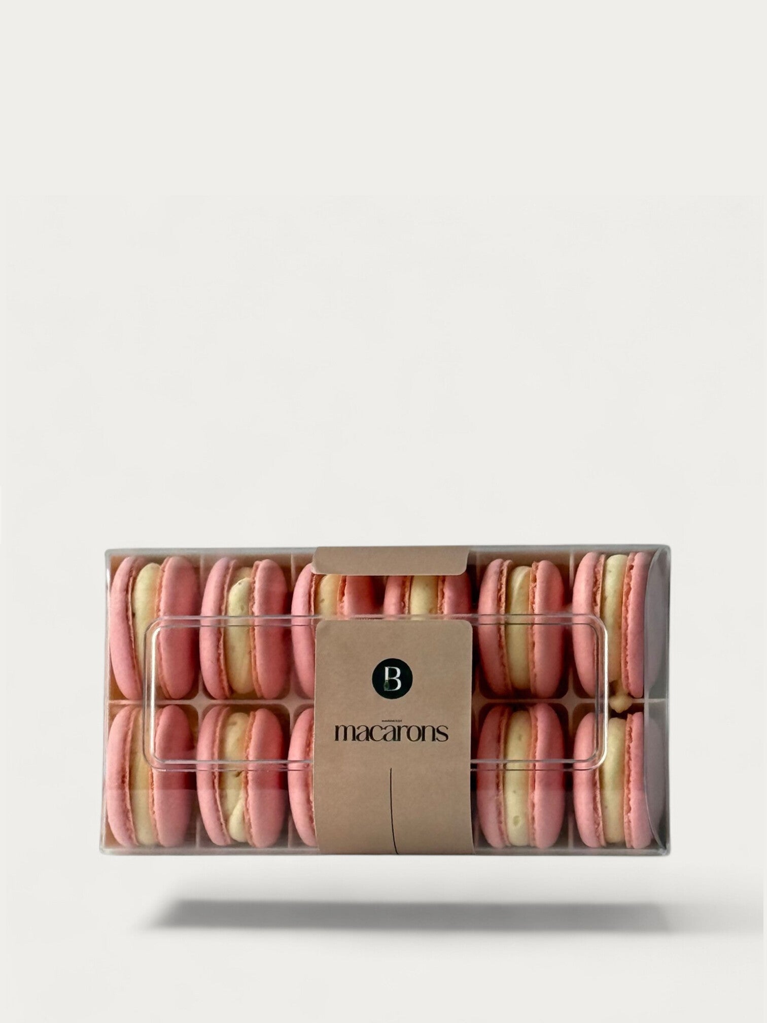 Macaron Vanille-Erdbeere 12er