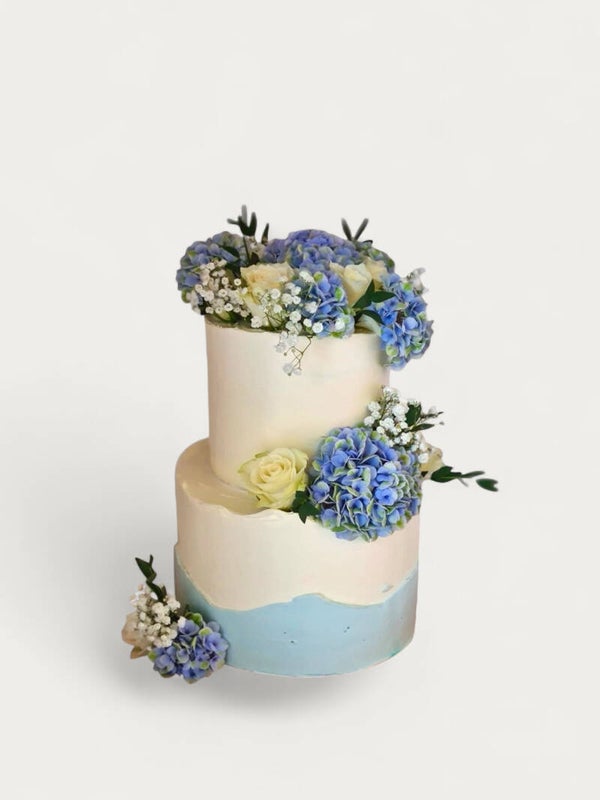 Blue Bloom Cake