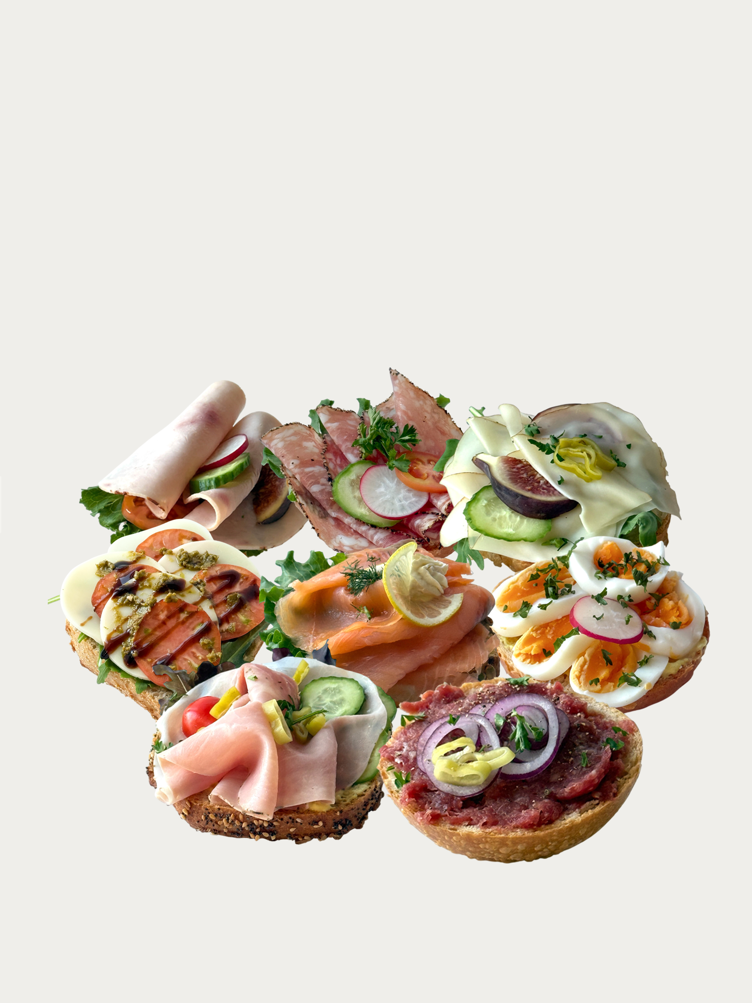 Belegte Brötchen Platten