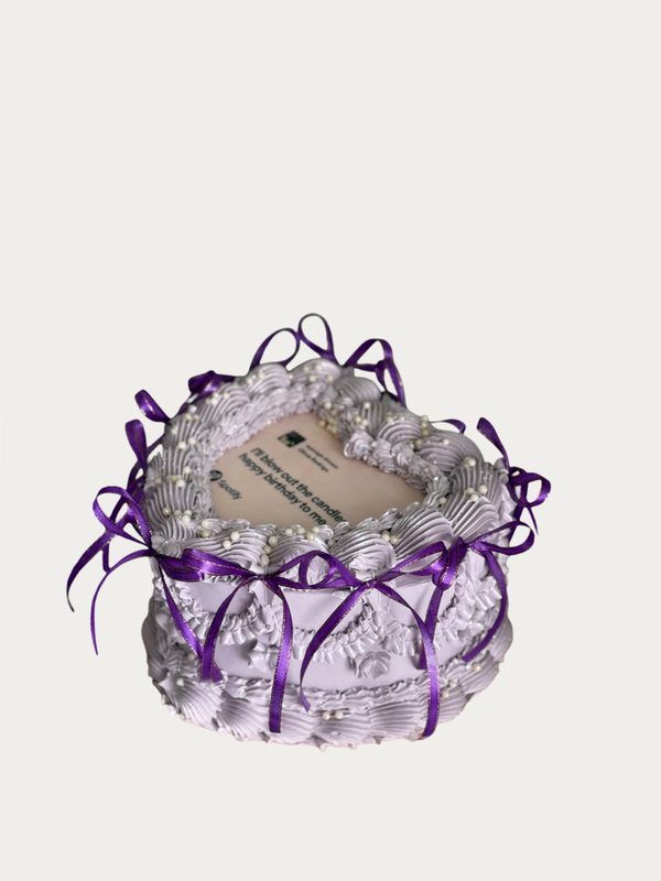 Purple Vintage Cake