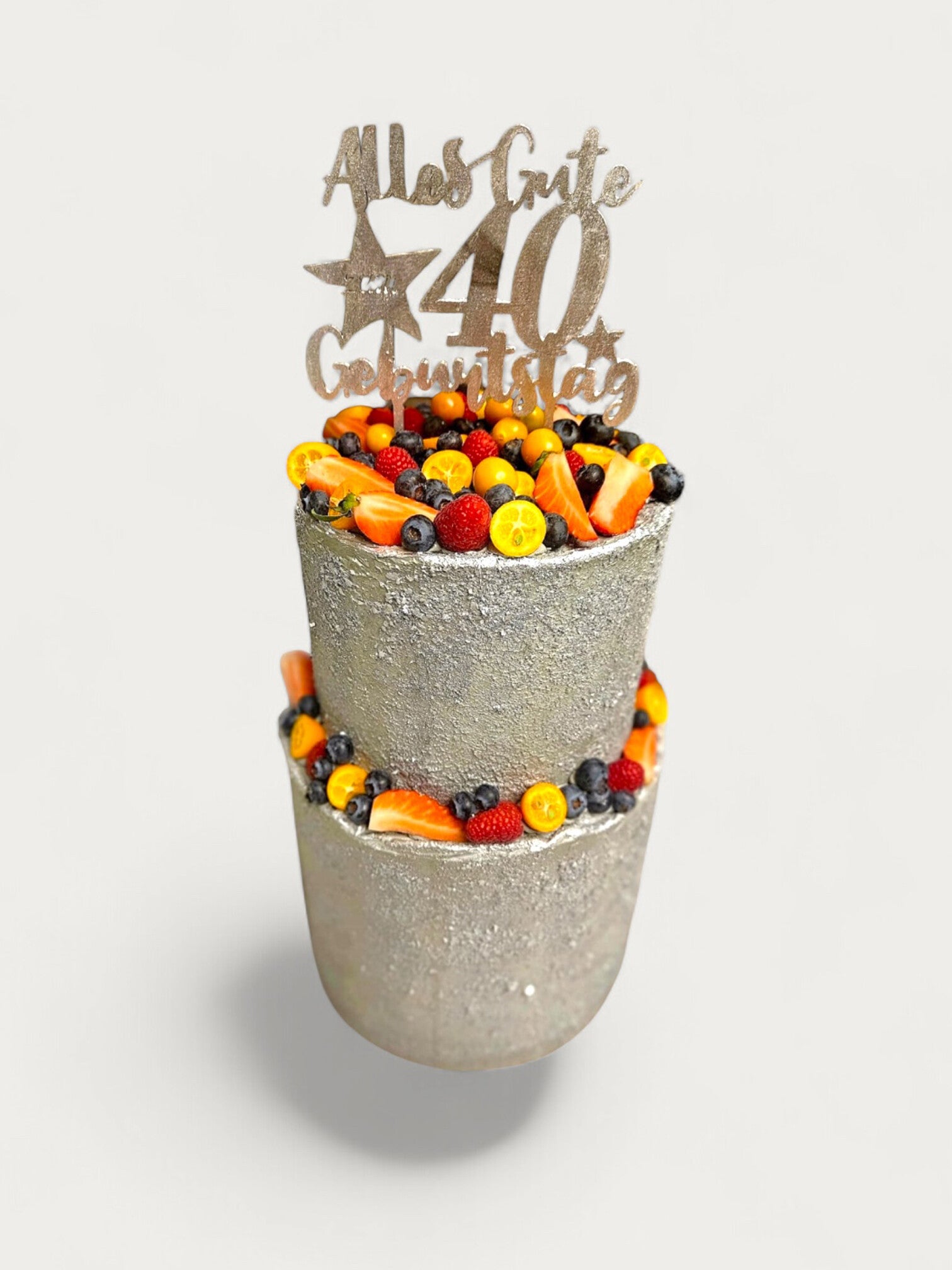 Silver Celebration Cake