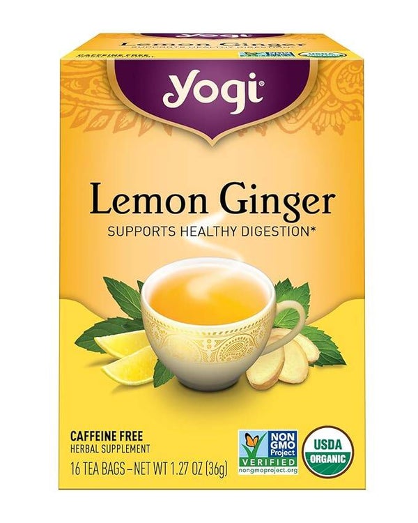 Yogi Tea Lemon Ginger Tea Bags, 16 ct