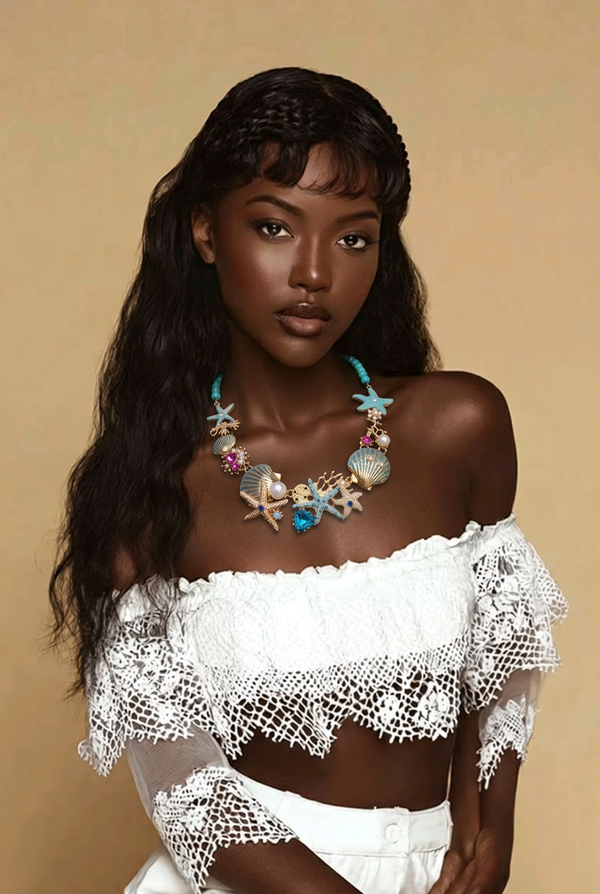 Collier pierres Turquoise véritable