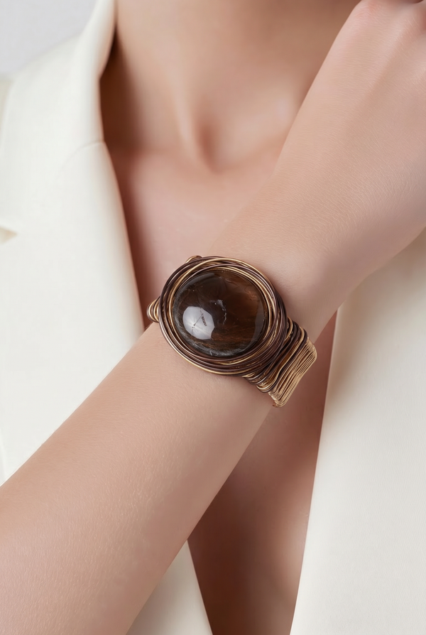 Bracelet cabochon choco
