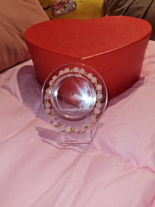 Bracelet pierre naturelle Quartz rose