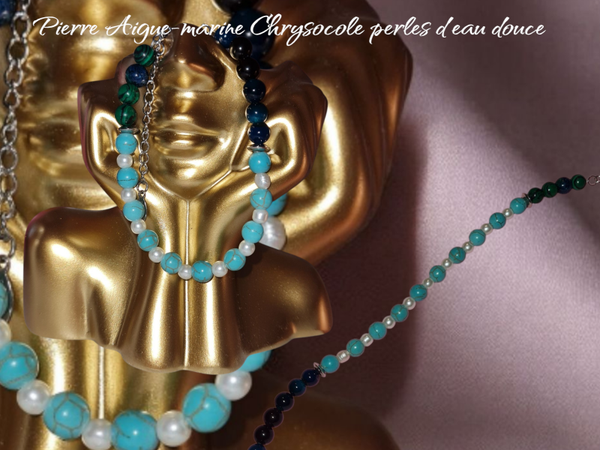 Bracelet 152 pierres Turquoise