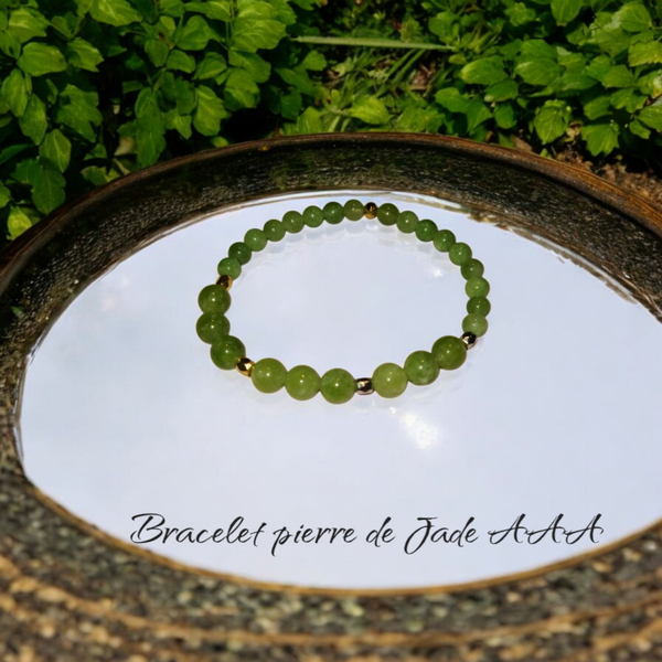 Bracelet 191 pierre véritable Jade