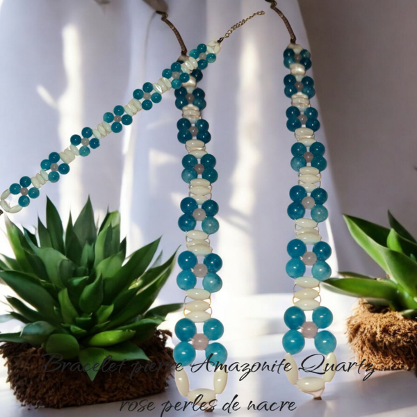 Bracelet 197 pierre Amazonite