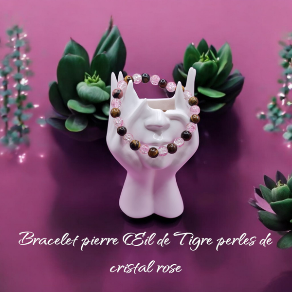 Bracelet 219 pierres œil de tigre