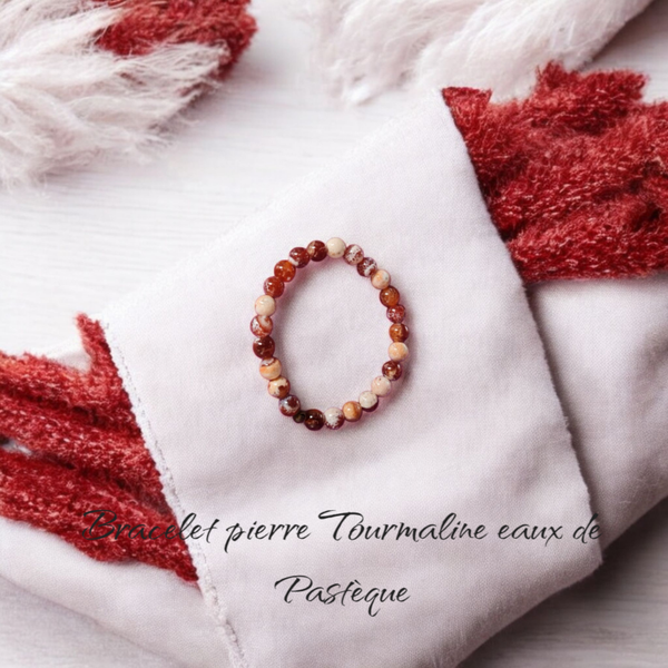 Bracelet 271 Tourmaline eaux de Pastèque