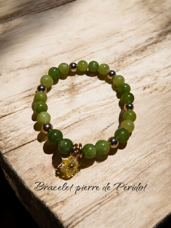 Bracelet 305 pierre de Péridot AAA