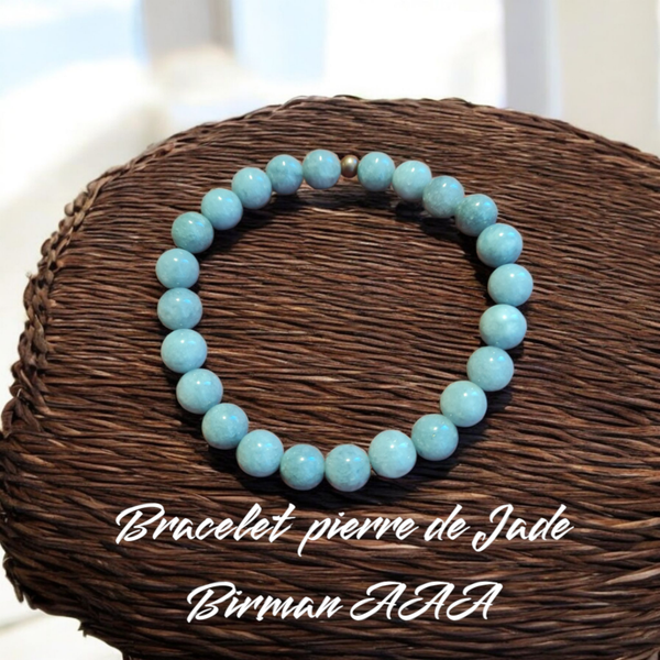 Bracelet 328 pierre de Jade Birman AAA